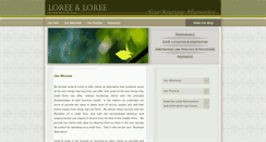 Desktop Screenshot of loreelawfirm.com